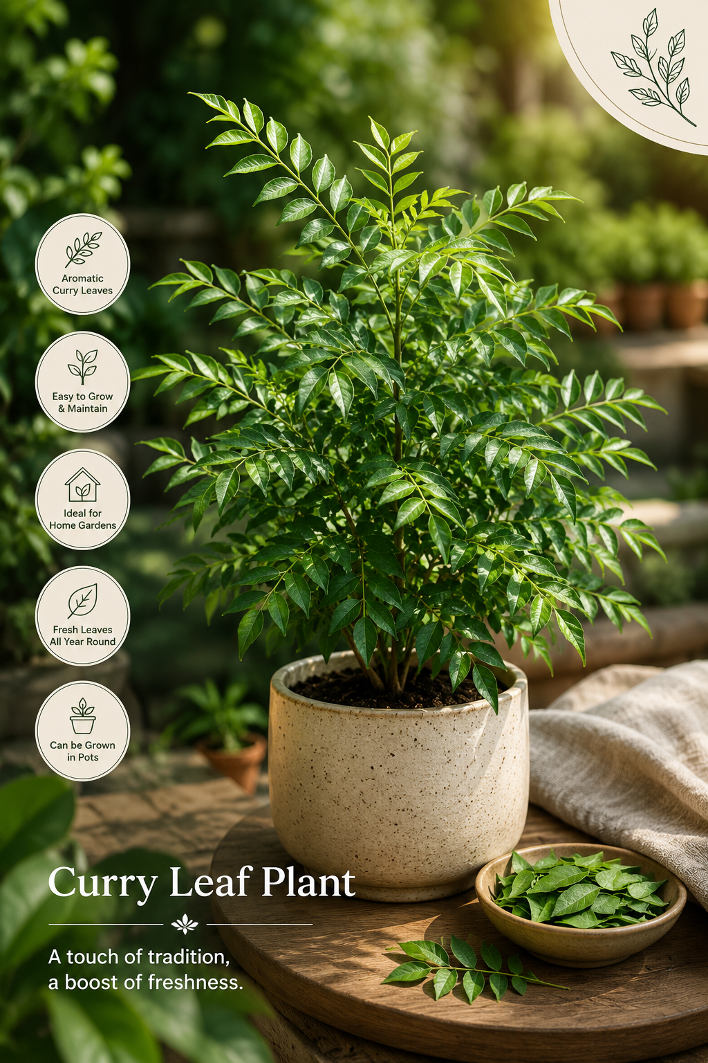 Curry Leaves- Tez Patta