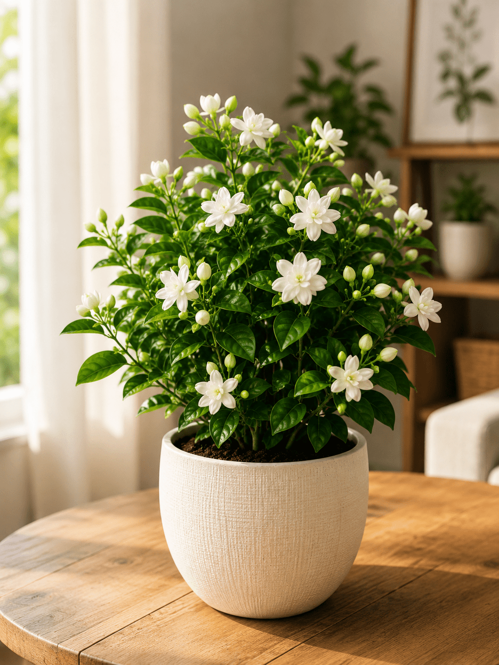 Mogra (Arabian Jasmine) - Roots of India- House No 205, Phase VI H Block, Aaya Nagar, New Delhi 110047