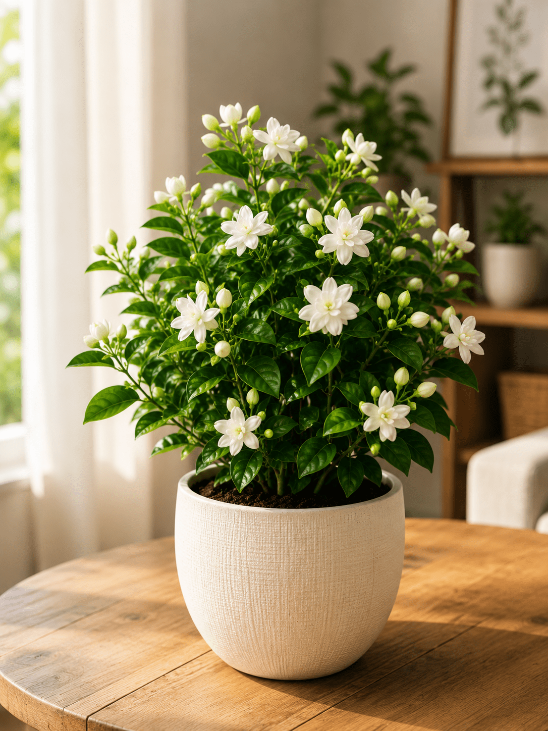 Mogra (Arabian Jasmine) - Roots of India- House No 205, Phase VI H Block, Aaya Nagar, New Delhi 110047