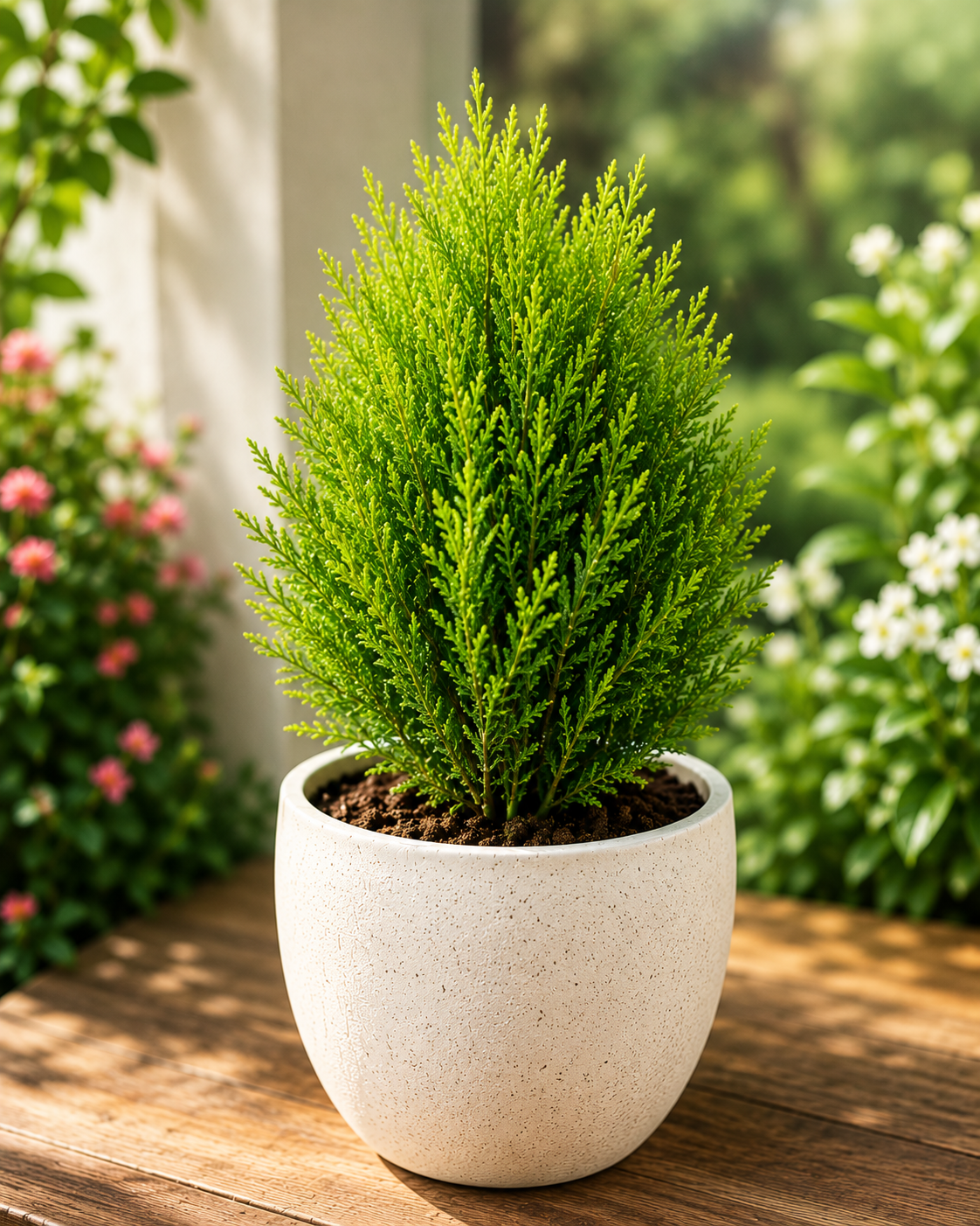 Morpankhi Plant (Oriental Arborvitae) - Roots of India- House No 205, Phase VI H Block, Aaya Nagar, New Delhi 110047