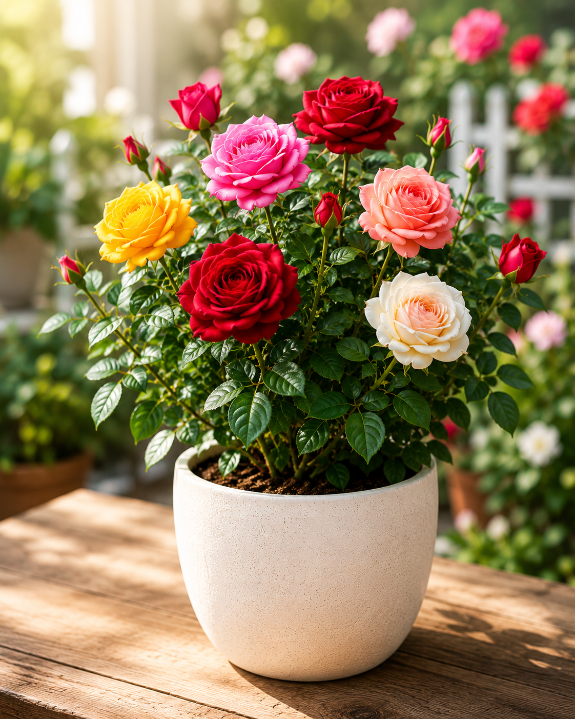 Rose Plant - Roots of India- House No 205, Phase VI H Block, Aaya Nagar, New Delhi 110047