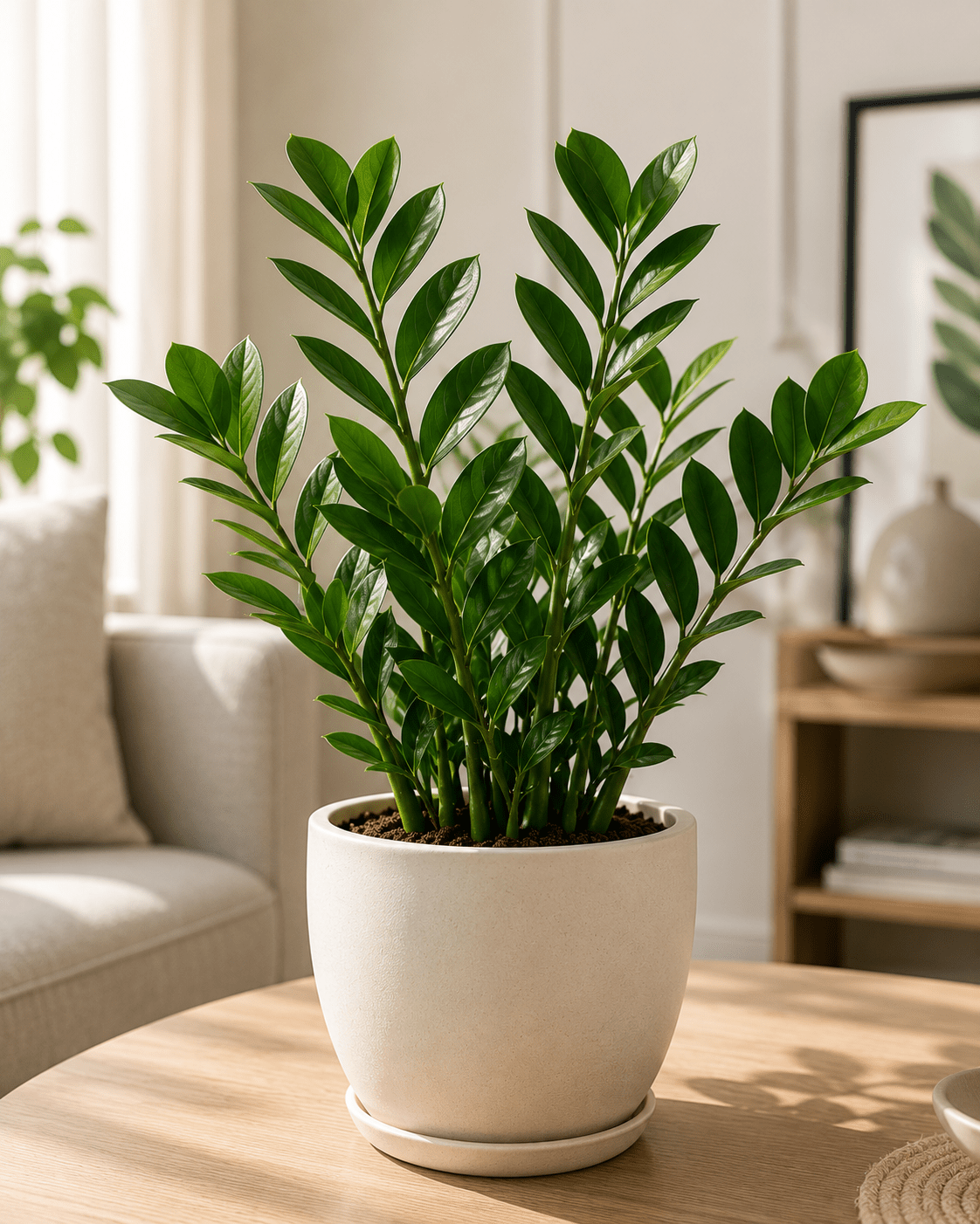 ZZ Plant (Zanzibar Gem) - Roots of India- House No 205, Phase VI H Block, Aaya Nagar, New Delhi 110047